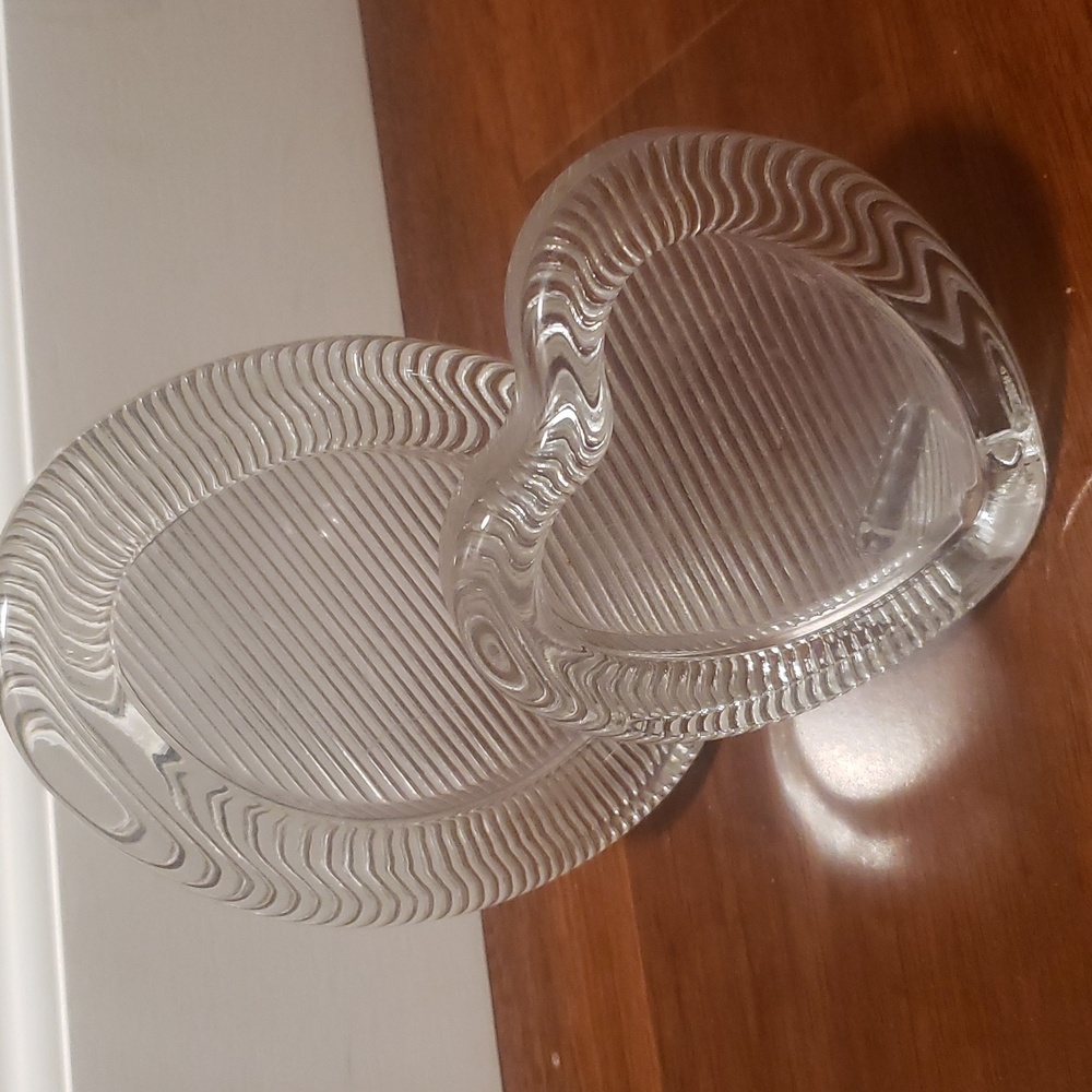 Glass Heart and Oval Photo Frames